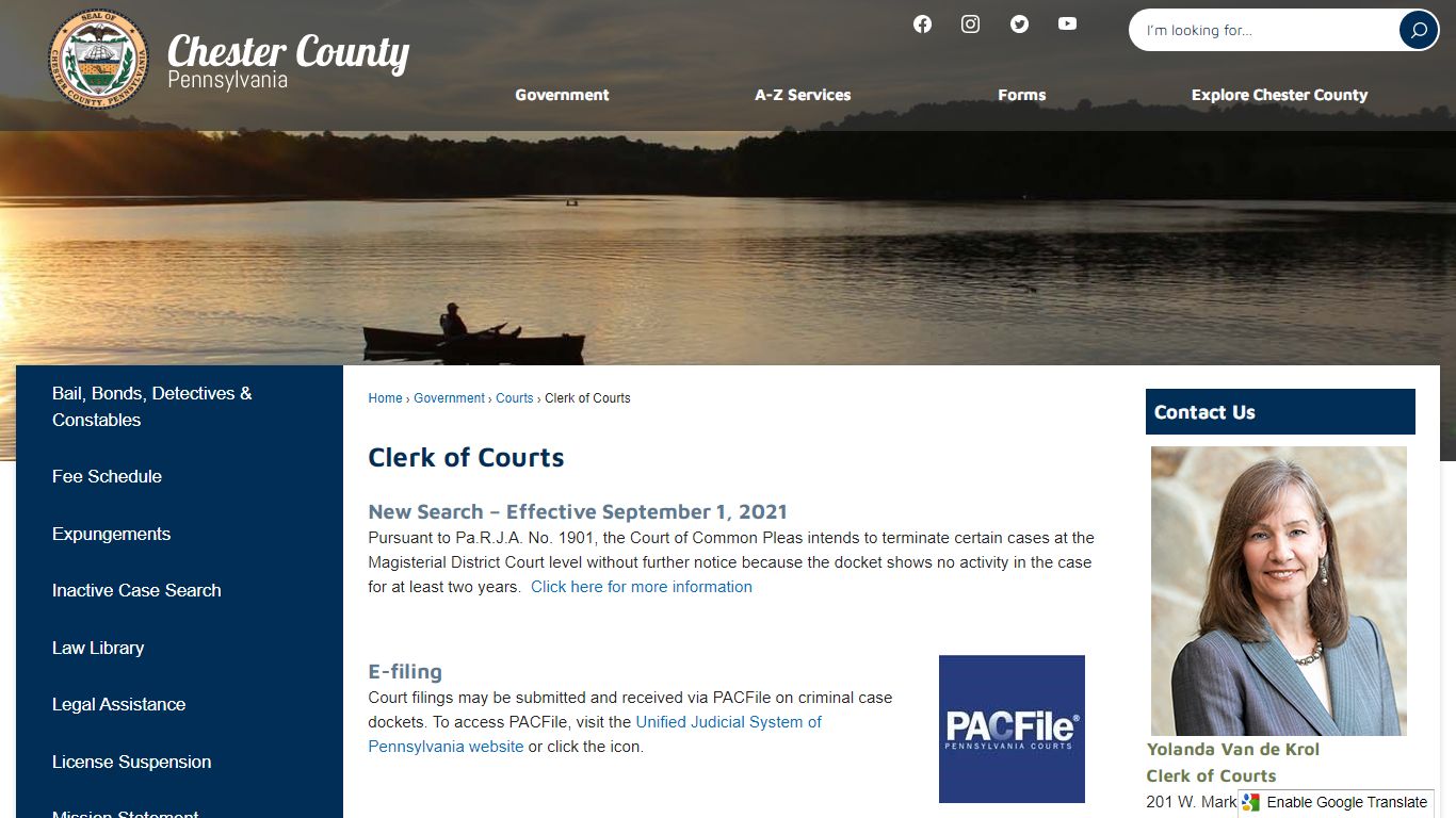 Clerk of Courts | Chester County, PA - Official Website