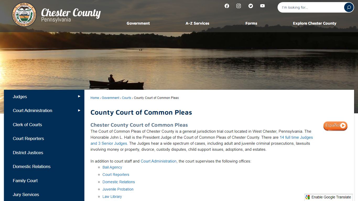 County Court of Common Pleas | Chester County, PA ...